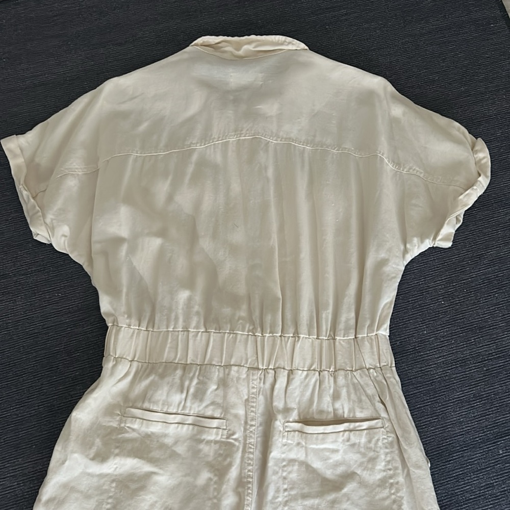 Wore Once! Universal Thread linen Boiler Suit Jumpsuit Size 6 - Picture 6 of 11